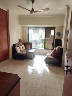 Living Room in 2 BHK Apartment at Blumen Apartments, Vikhroli West – for Rent