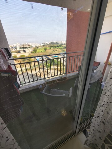 Balcony in 3 BHK Apartment at Majestique Rhythm County, Handewadi – for Sale