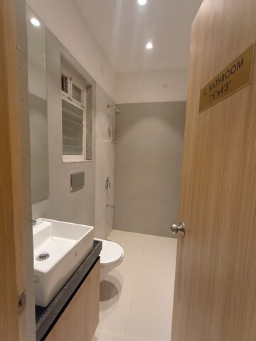 Bathroom in 2 BHK Apartment at Yes Palm Riveria, Mumbra – for Sale