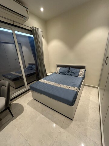 Bedroom in 2 BHK Apartment at Yes Palm Riveria, Mumbra – for Sale