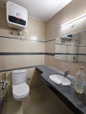 Bathroom in 3 BHK Apartment at Unitech Uniworld Gardens 2, Sector 47 – for Rent