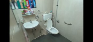 Bathroom in 4 BHK Apartment at HDIL Premier Exotica, Kurla West – for Rent