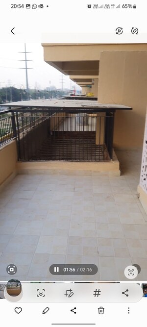 Balcony in 2 BHK Apartment at Gaurs Siddhartham, Siddharth Vihar – for Sale