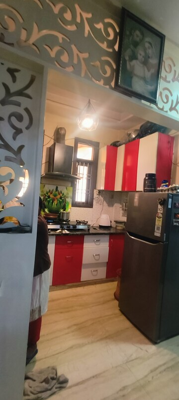 Kitchen in 3 BHK Builder Floor at Rohini Sector 25 – for Sale