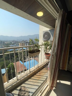 Balcony in 3 BHK Apartment at Jagdale Amizra, Vartak Nagar – for Sale
