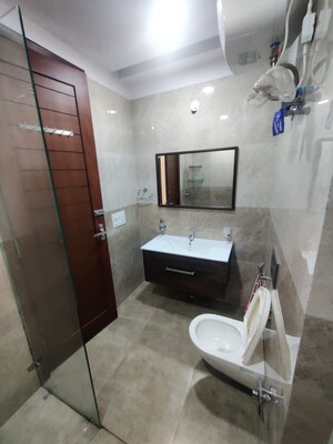 Bathroom in 3 BHK Builder Floor at Palam Vihar Residents Association, Palam Vihar – for Rent