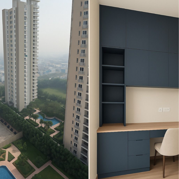 Kitchen, hero-homes-phase-2 2 Bedroom 683 Sq.Ft. Apartment In Sector 104 Gurgaon 9488041