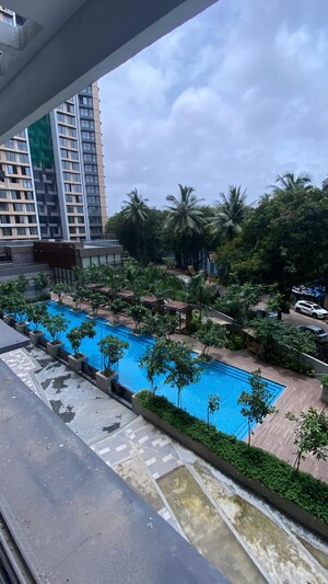 Attached Bathroom in 3 BHK Apartment at Adani Ten BKC, Bandra East – for Rent