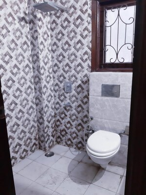 Bathroom in 2 BHK Builder Floor at Malviya Nagar – for Rent