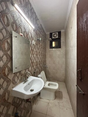 Bathroom in 3 BHK Builder Floor at Saket – for Rent