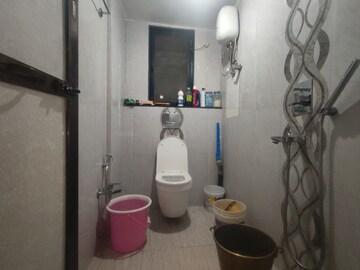 Bathroom in 3 BHK Apartment at Mittal Tower CHS, Kopar Khairane – for Sale