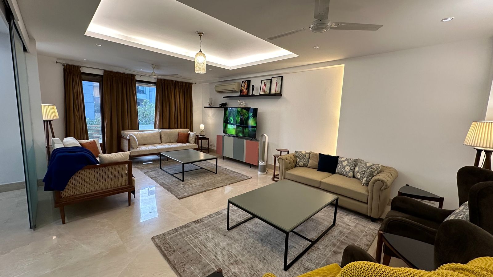 3 BHK Apartment For Rent in Defence Colony