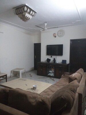 Living Room in 3 BHK Builder Floor at East Patel Nagar – for Rent