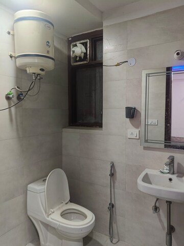 Bathroom in 2 BHK Builder Floor at Chattarpur – for Rent