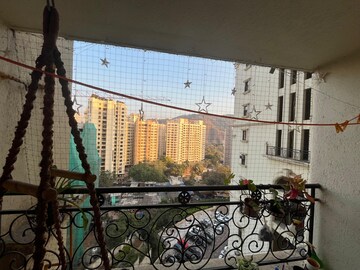 Balcony in 2 BHK Apartment at Lake Pleasant, Powai – for Rent