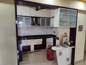 Kitchen in 3 BHK Apartment at Mittal Sun Universe, Sinhagad Road – for Rent