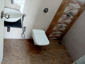 Bathroom in 1 BHK Apartment at Neha Heena Presidency, Mira Road – for Rent
