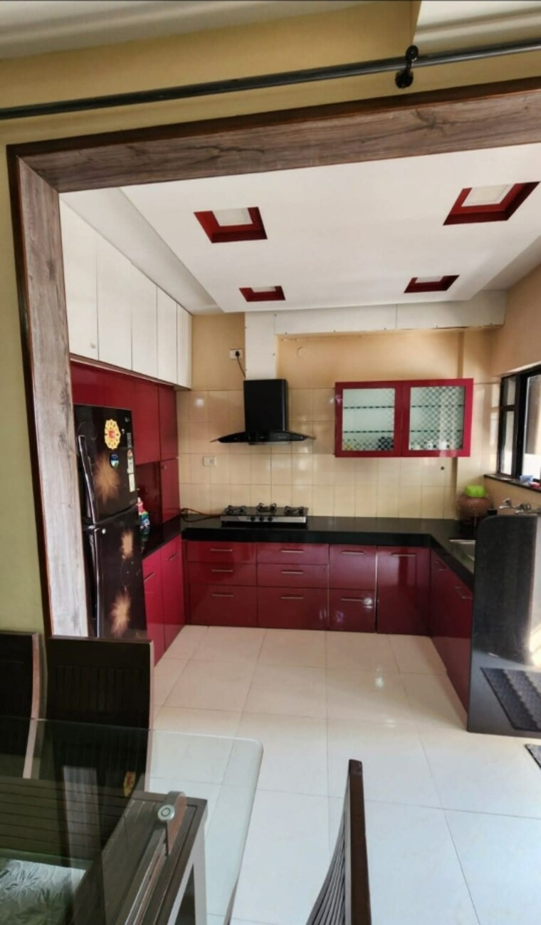 Kitchen, clover-common-chs 2 Bedroom 1050 Sq.Ft. Apartment In Viman Nagar Pune 9488638