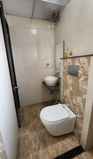 Bathroom in 2 BHK Apartment at Clover Common CHS, Viman Nagar – for Rent