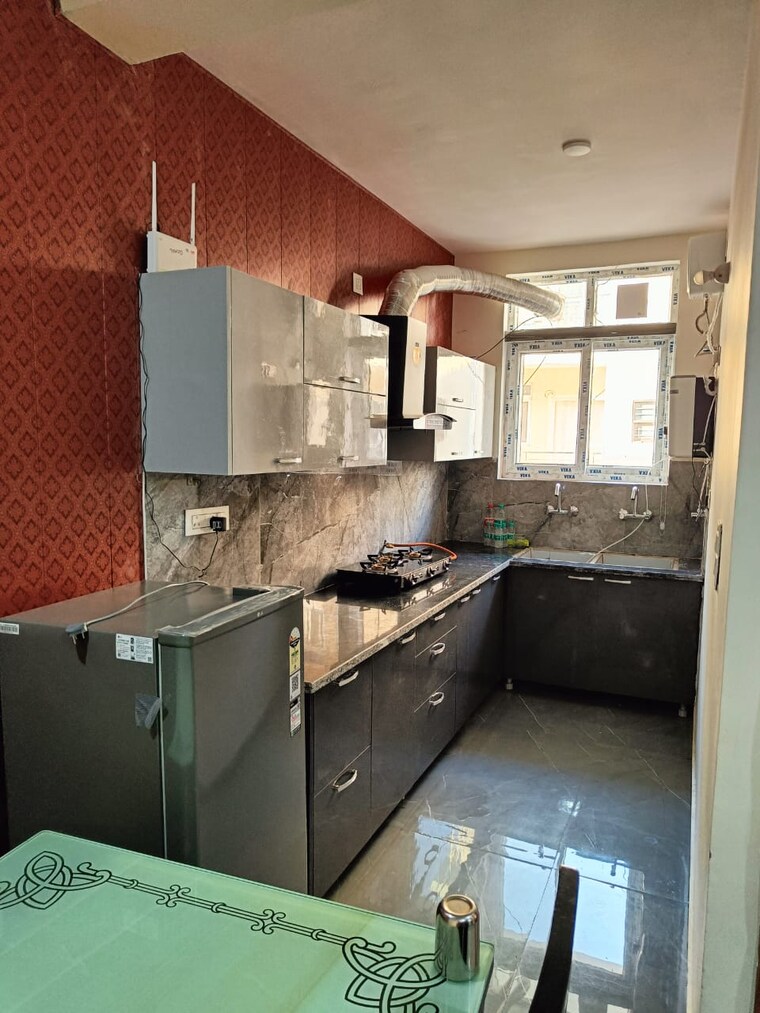 Kitchen, dhakoli 3 Bedroom 1000 Sq.Ft. Builder Floor In Dhakoli Zirakpur 9488788