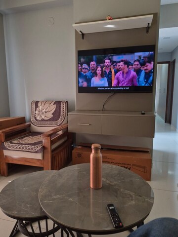 Living Room in 2 BHK Apartment at Adani Aster Neo, Shantigram – for Rent