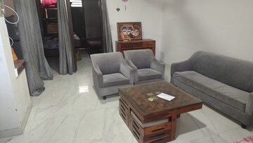 Living Room in 2 BHK Builder Floor at Dhakoli – for Rent