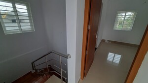 Staircase in 3 BHK Independent House at Ernakulam – for Sale