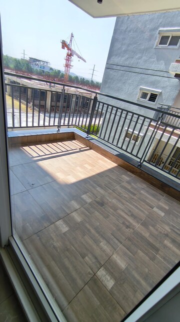 Balcony in 3 BHK Apartment at Hallmark Sunnyside, Manchirevula – for Rent