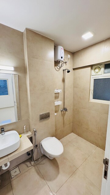 Bathroom in 2 BHK Apartment at Devi Crest, Vadgaon Maval – for Rent
