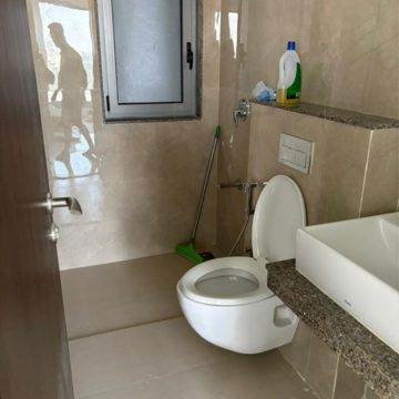 Bathroom in 2 BHK Apartment at Green View Goregaon, Gokuldham Colony – for Sale