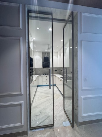 Staircase in 4 BHK Builder Floor at Sushant Lok I – for Rent