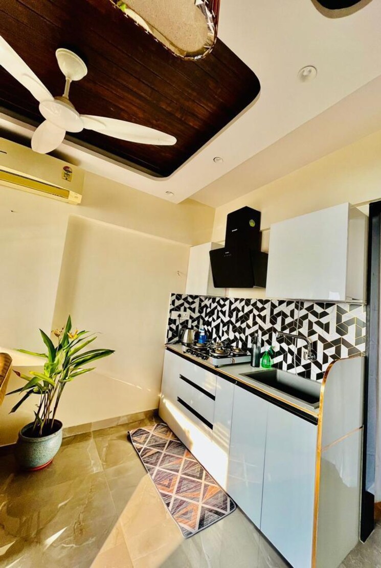 Kitchen, juhu 1 Bedroom 380 Sq.Ft. Apartment In Juhu Mumbai 9489364