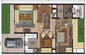 4 BHK Villa – Exterior View View at Amrapali Leisure Valley, Tech Zone 4 Greater Noida - for Sale