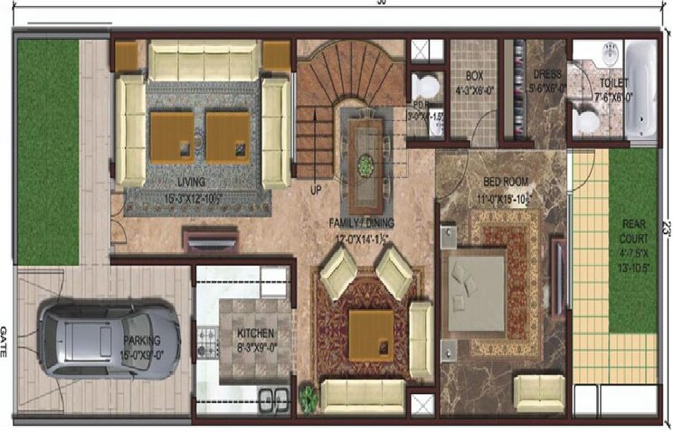 Exterior View, amrapali-leisure-valley 4 Bedroom 2525 Sq.Ft. Villa In Tech Zone 4 Greater Noida Greater Noida 9489368