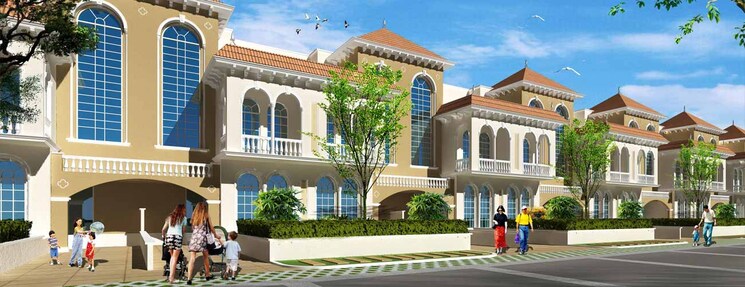 Exterior View, amrapali-leisure-valley 4 Bedroom 2525 Sq.Ft. Villa In Tech Zone 4 Greater Noida Greater Noida 9489368