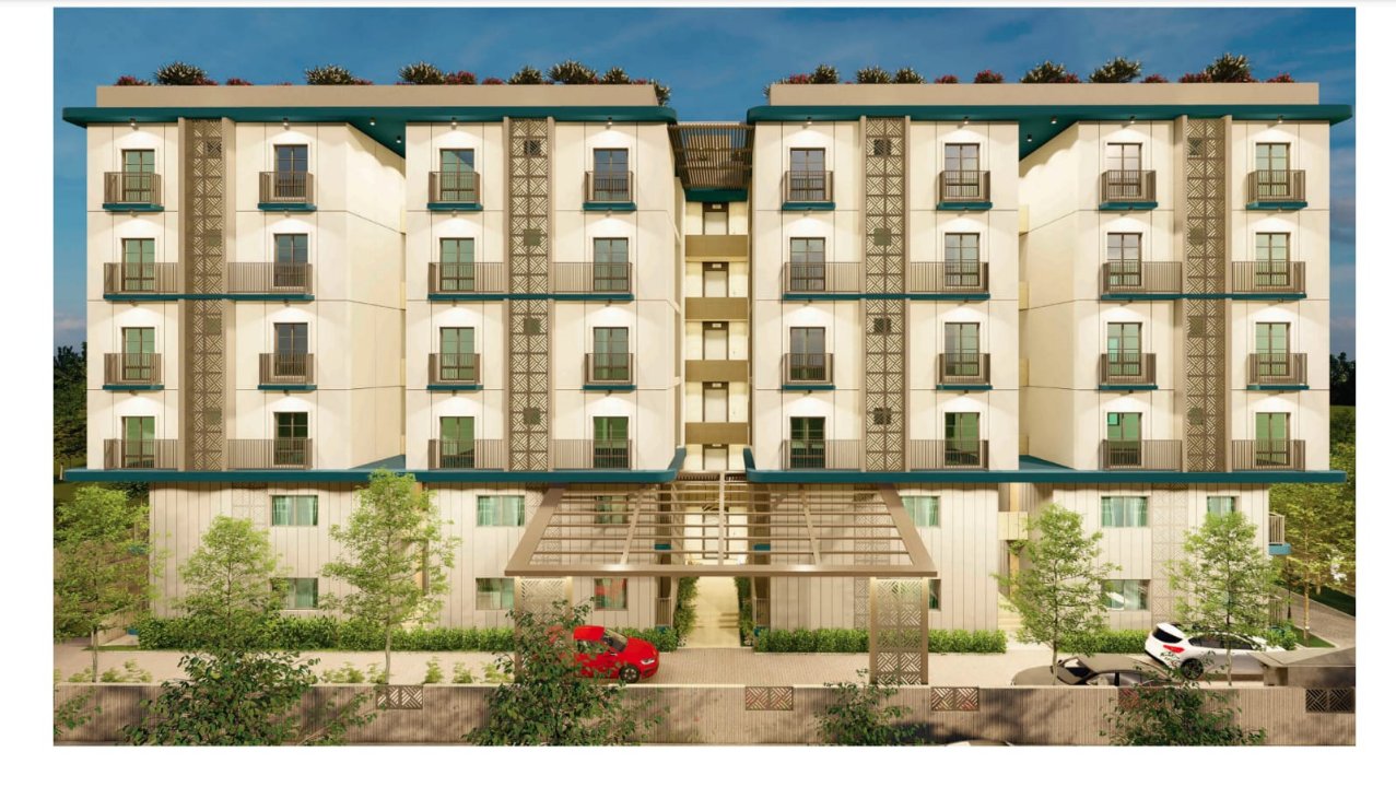 2 BHK + Pooja Room 1075 Sq.Ft. Apartment in AK Chitravilasa Garden City