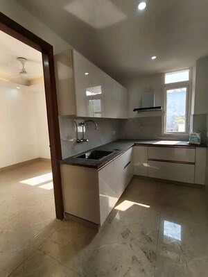 Kitchen in 2 BHK Builder Floor at Palm Residency Chhatarpur, Chattarpur – for Rent