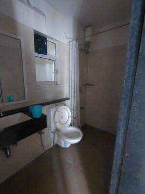 Bathroom in 2 BHK Apartment at Indiabulls Greens, New Panvel – for Rent