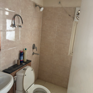 Bathroom in 3 BHK Builder Floor at Wave Executive Floors, Bayana – for Rent