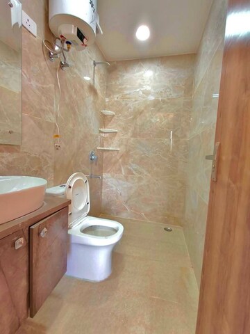 Bathroom in 1 BHK Builder Floor at Saket – for Rent