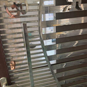 Staircase in 3 BHK Builder Floor at Wave Executive Floors, Bayana – for Rent