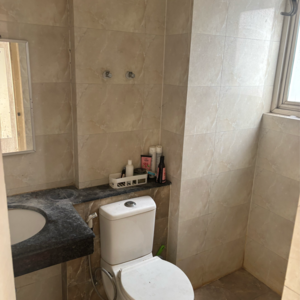 Bathroom in 3 BHK Builder Floor at Wave Executive Floors, Bayana – for Rent