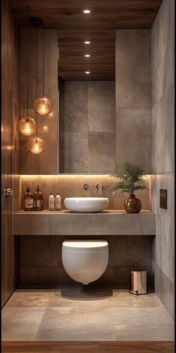 Bathroom in 4 BHK Apartment at Golf Edge, Gachibowli – for Sale