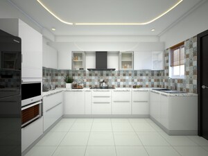 Kitchen in 4 BHK Apartment at Golf Edge, Gachibowli – for Sale