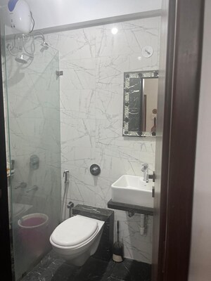 Bathroom in 2.5 BHK Apartment at Benchmark Sirocco Grande, Punawale – for Rent