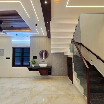 Staircase in 4 BHK Independent House at Cheran Ma Nagar – for Sale