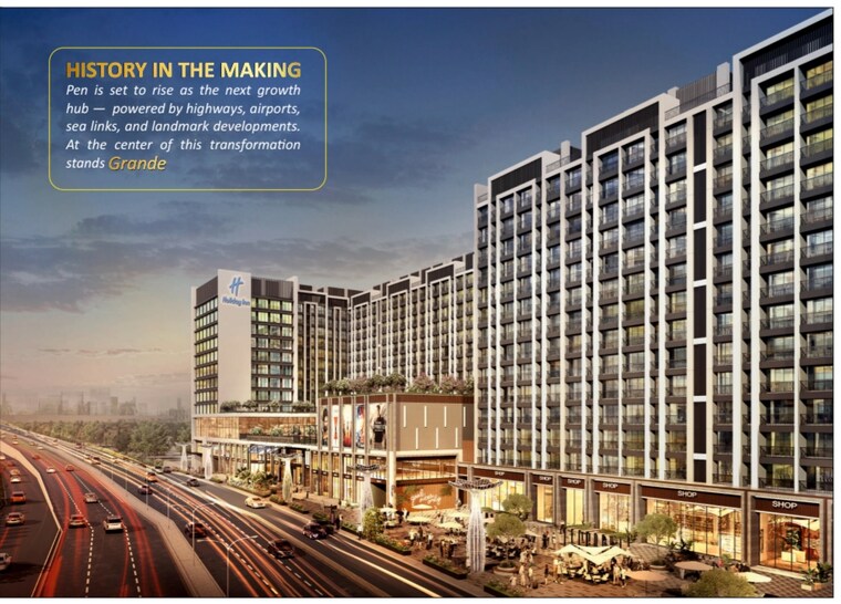 Exterior View, haware-grande 1 Bedroom 416 Sq.Ft. Apartment In Pen Navi Mumbai 9490600