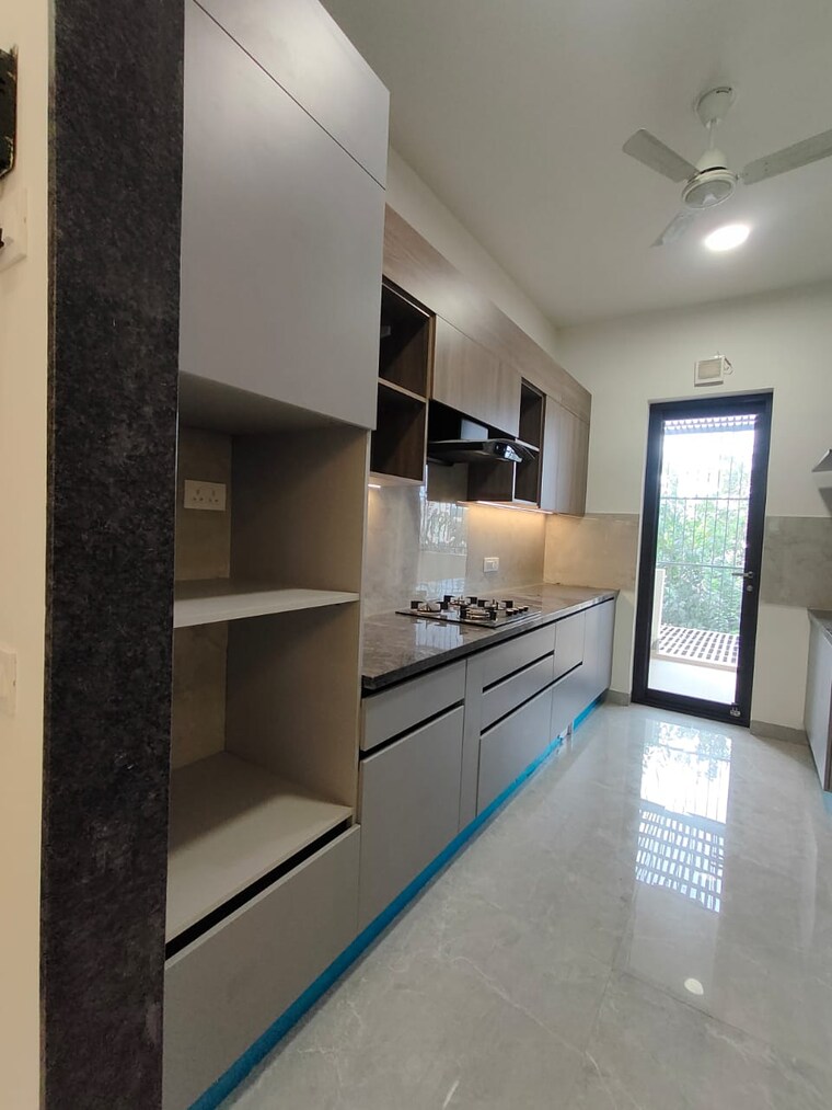 Kitchen, unitech-south-city-1 3 Bedroom 2100 Sq.Ft. Builder Floor In South City 1 Gurgaon 9490605