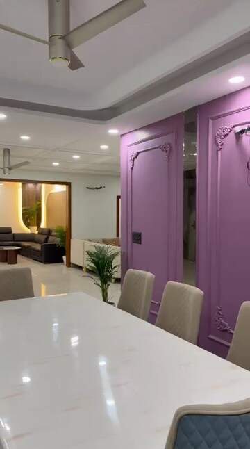 Dining area in 3.5 BHK Builder Floor at Parklands, Sector 85 – for Sale