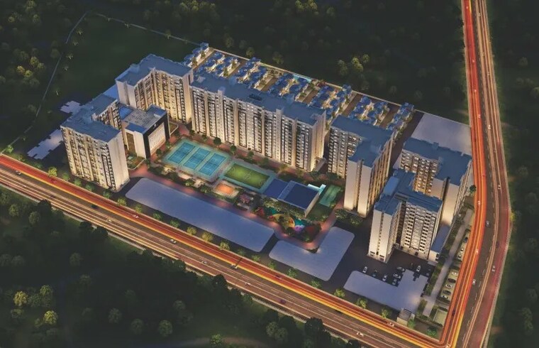Master Plan, gera-island-of-joy 3 Bedroom 931 Sq.Ft. Apartment In Kharadi Pune 9490664